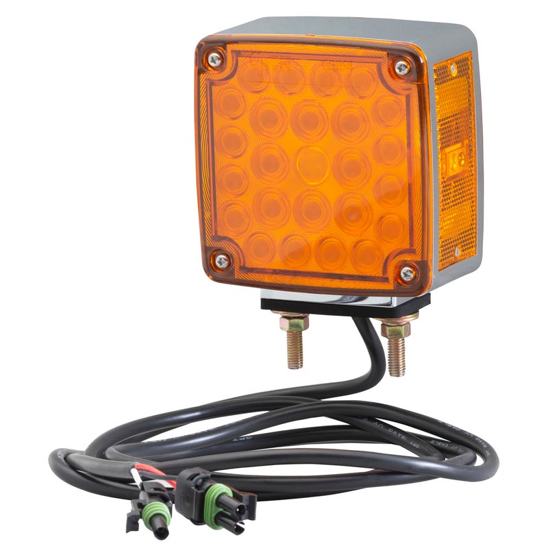 Grote G5543-5 Hi Count Double-Face LED Stop Tail Turn Lights with Side Marker with Packard Connector (Bulk Packaging)